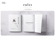 RULES Photography Lookbook Template