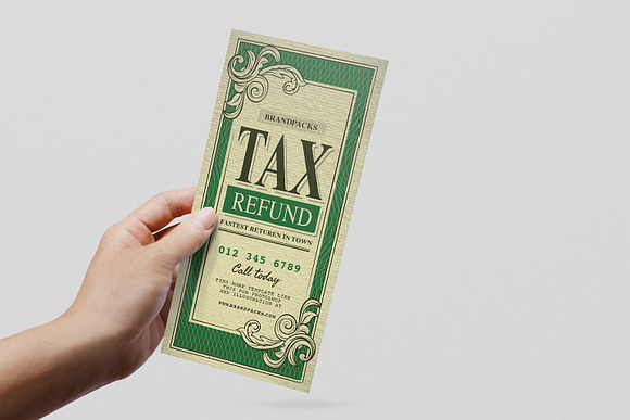 Tax Refund Flyer Templates in Flyer Templates - product preview 4