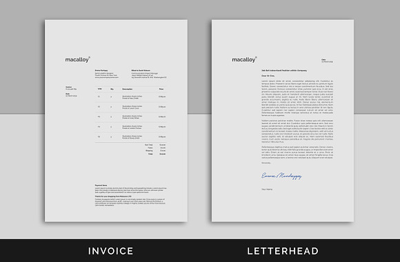 Invoice in Stationery Templates - product preview 1