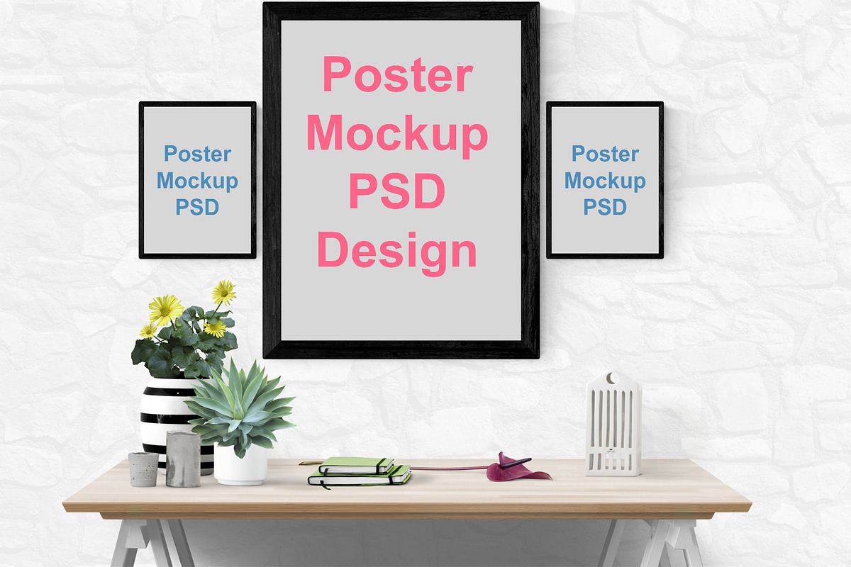 Poster Mock-up Vl 06 in Product Mockups - product preview 8