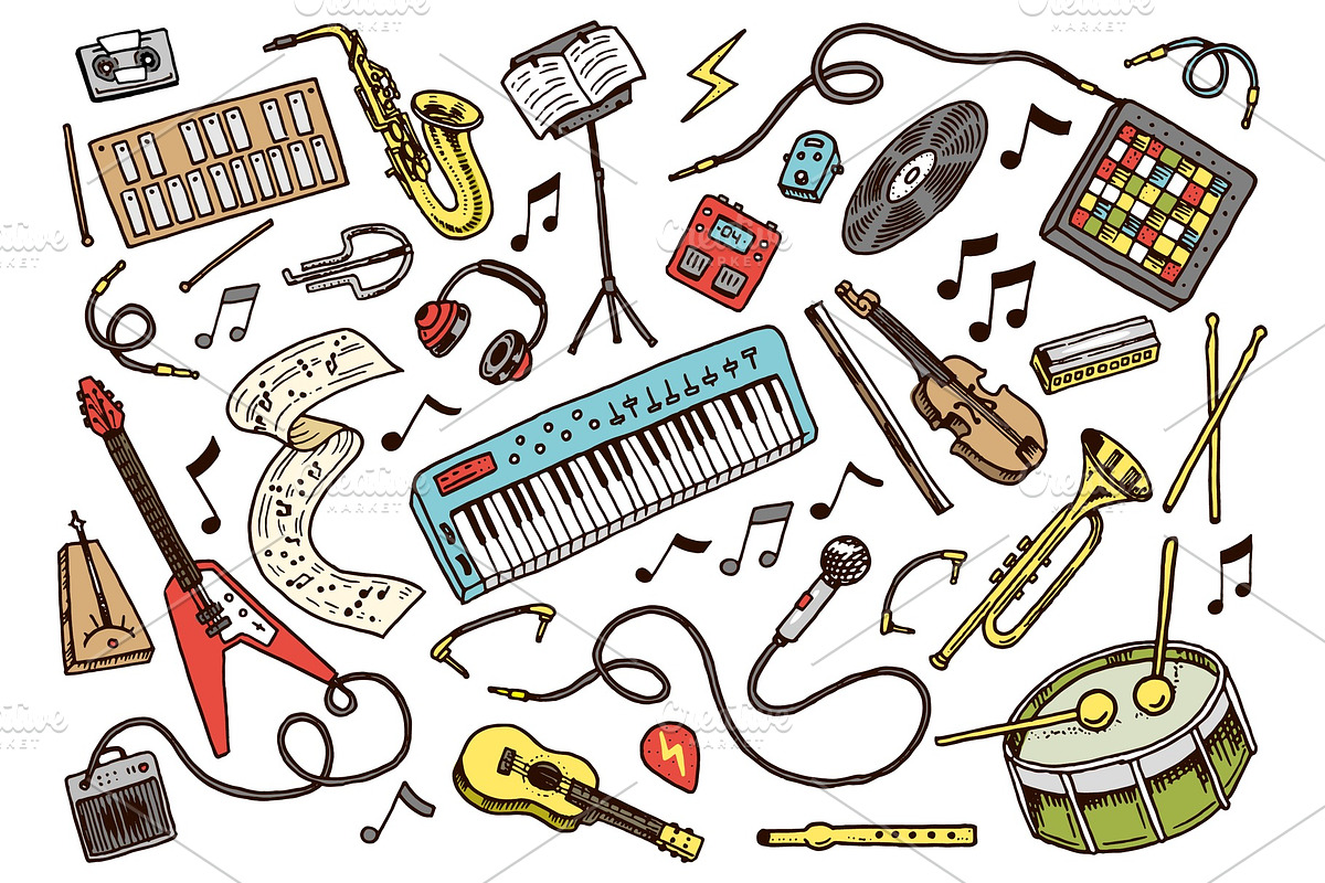 Set of musical symbols and in Objects - product preview 8