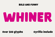 OT Whiner Bold font