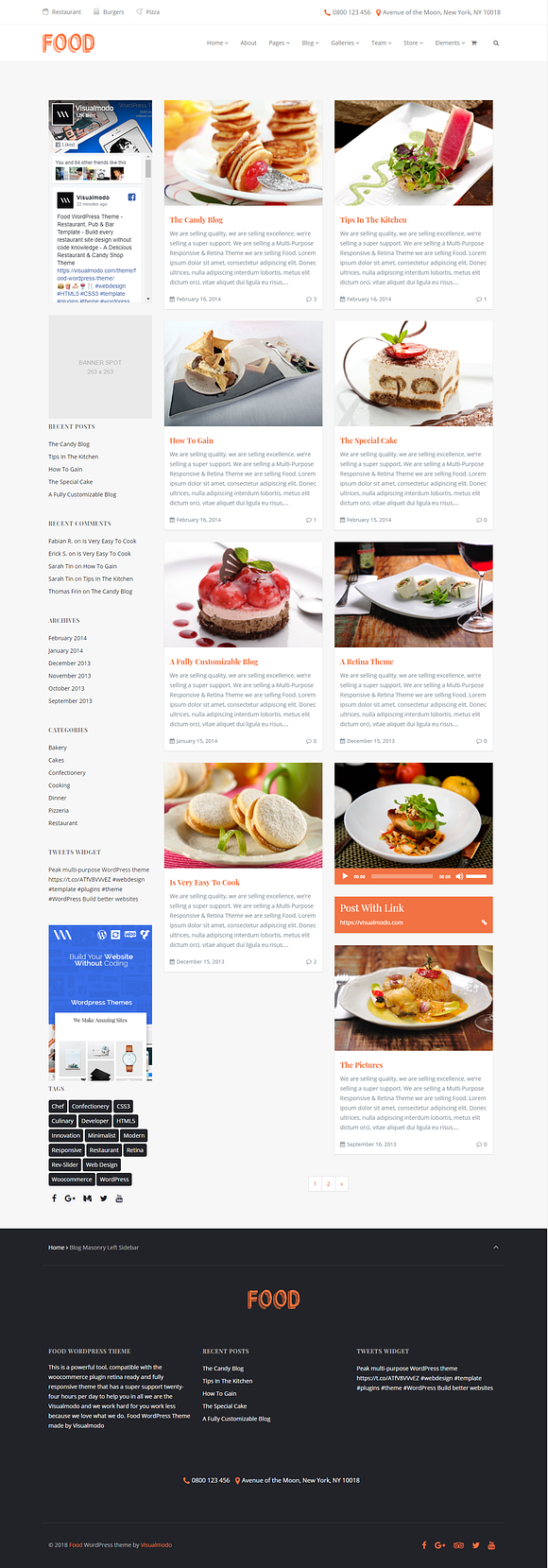 Food - Restaurant WordPress Theme in WordPress Business Themes - product preview 18
