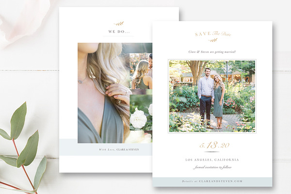 Save the Date Photo Card Template