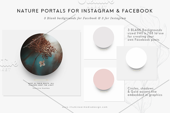 Nature Portals for Instagram & FB in Instagram Templates - product preview 2