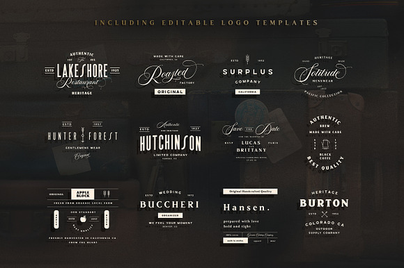 Scarlett Font Bundle + 12 Logos in Display Fonts - product preview 8