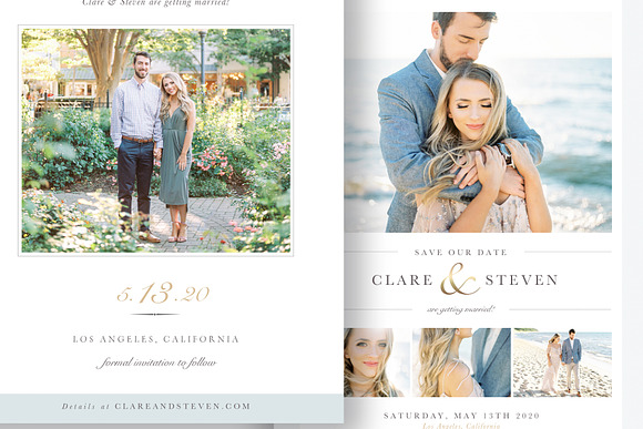 Save the Date Card Template Bundle in Wedding Templates - product preview 1