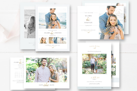 Save the Date Card Template Bundle in Wedding Templates - product preview 2