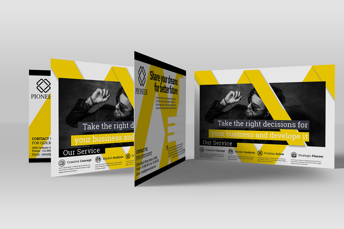 Corporate Promotion PostCard  in Postcard Templates - product preview 8