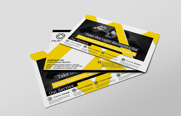 Corporate Promotion PostCard  in Postcard Templates - product preview 2