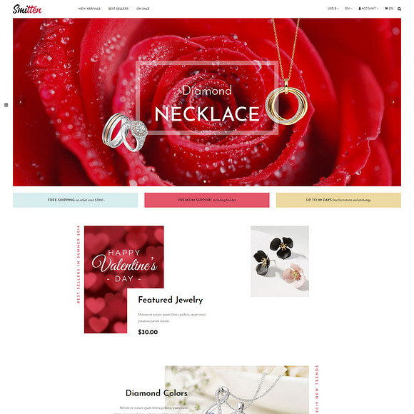 Leo Smitten PrestaShop Jewelry Them in Website Templates - product preview 3