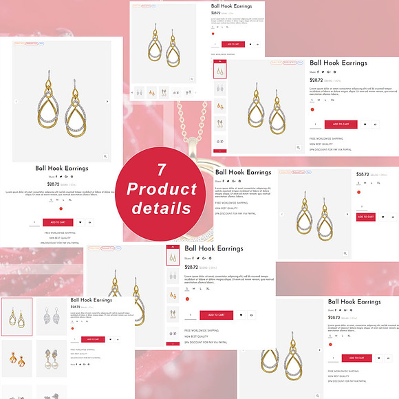 Leo Smitten PrestaShop Jewelry Them in Website Templates - product preview 6