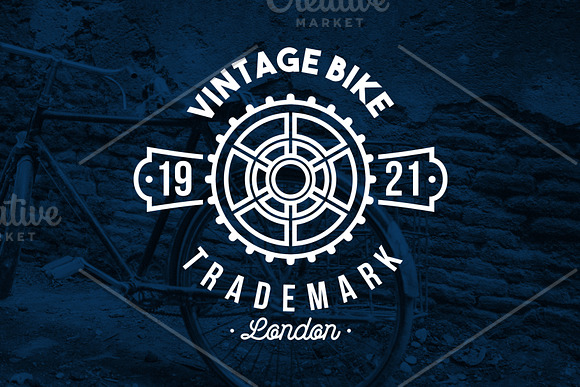 10 Vintage Bike Badges in Logo Templates - product preview 1