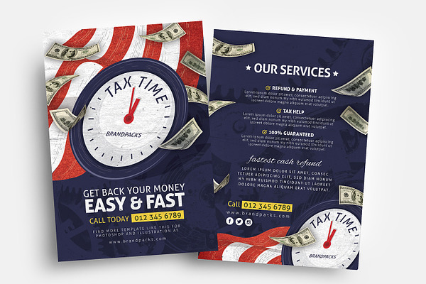 Tax Time Flyer Template