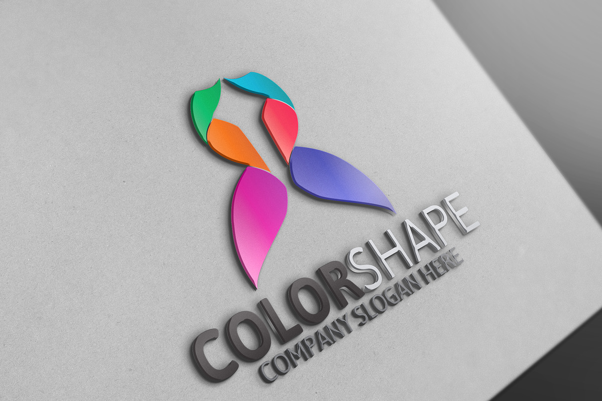Color Shape Logo in Logo Templates - product preview 8