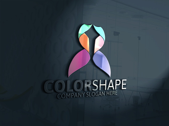 Color Shape Logo in Logo Templates - product preview 2