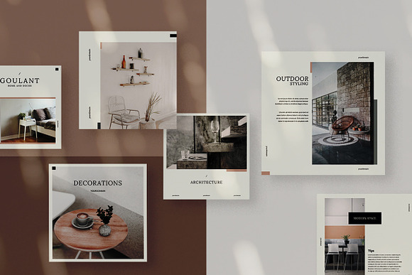 Interior Social Media Kits in Instagram Templates - product preview 2