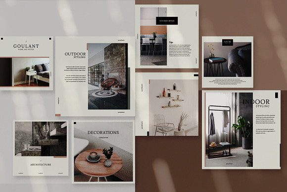 Interior Social Media Kits in Instagram Templates - product preview 3