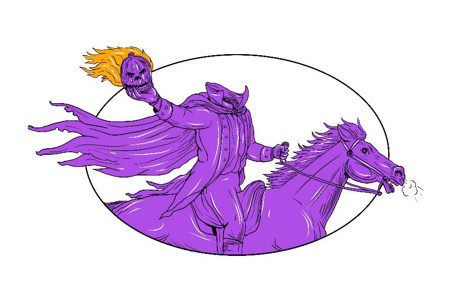  Animation Headless Horseman Riding 