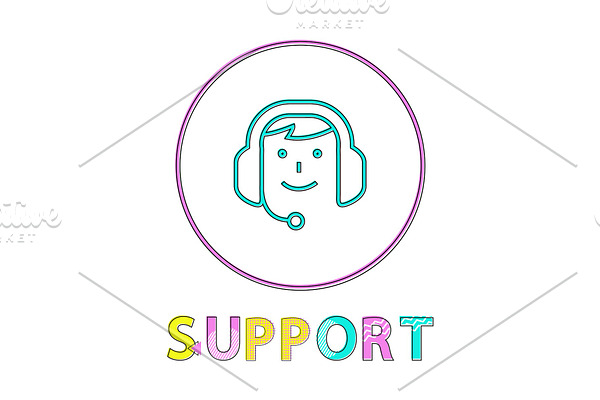 Online support, linear outline style