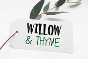Willow & Thyme with Logo Ornaments