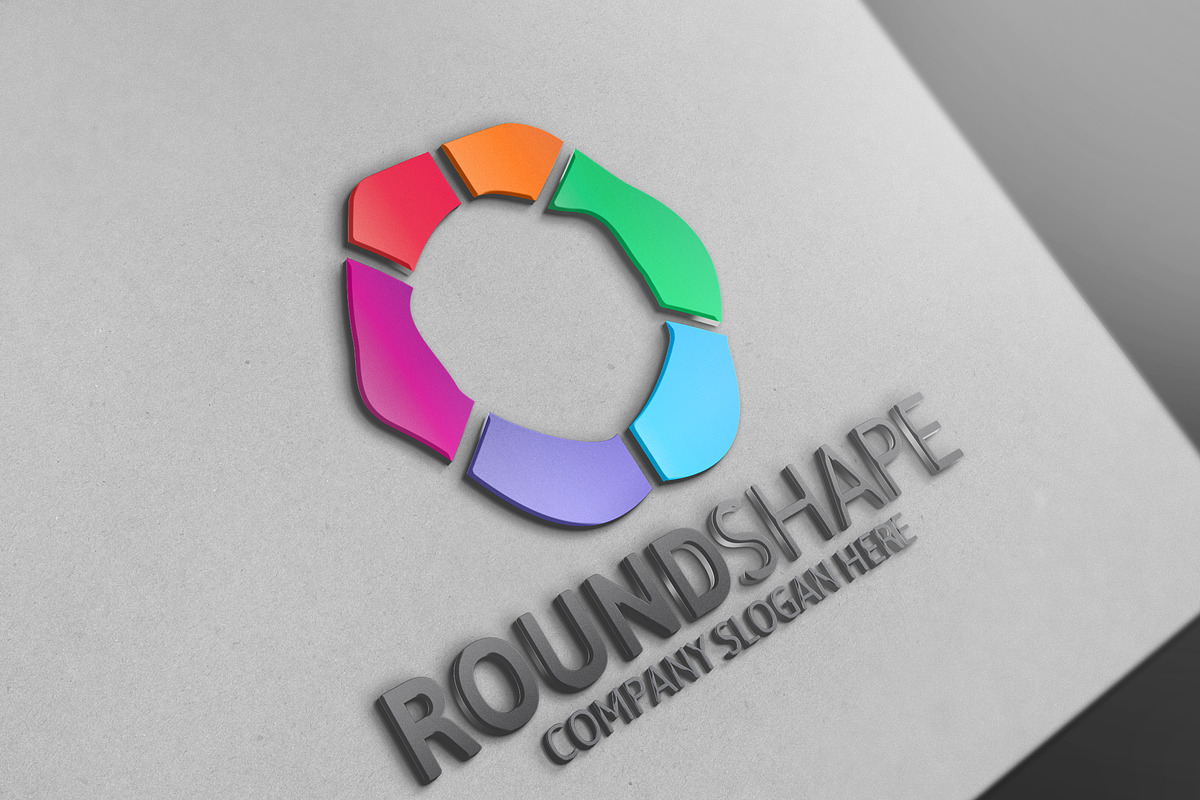 Round Shape in Logo Templates - product preview 8