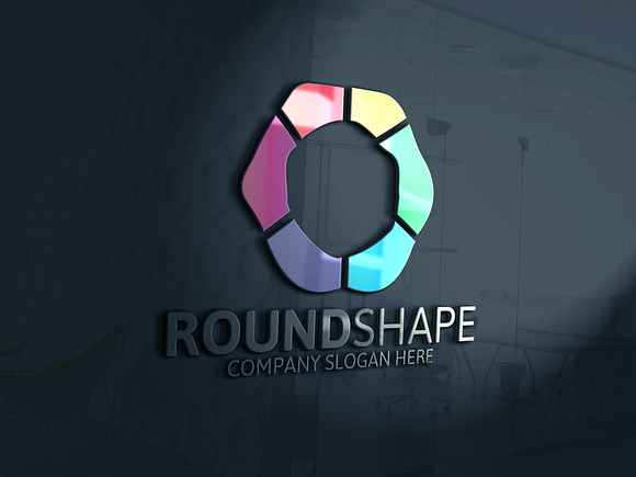Round Shape in Logo Templates - product preview 1