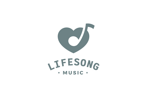 Life Song Music Logo Template