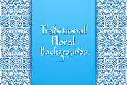 2 Traditional Floral Backgrounds