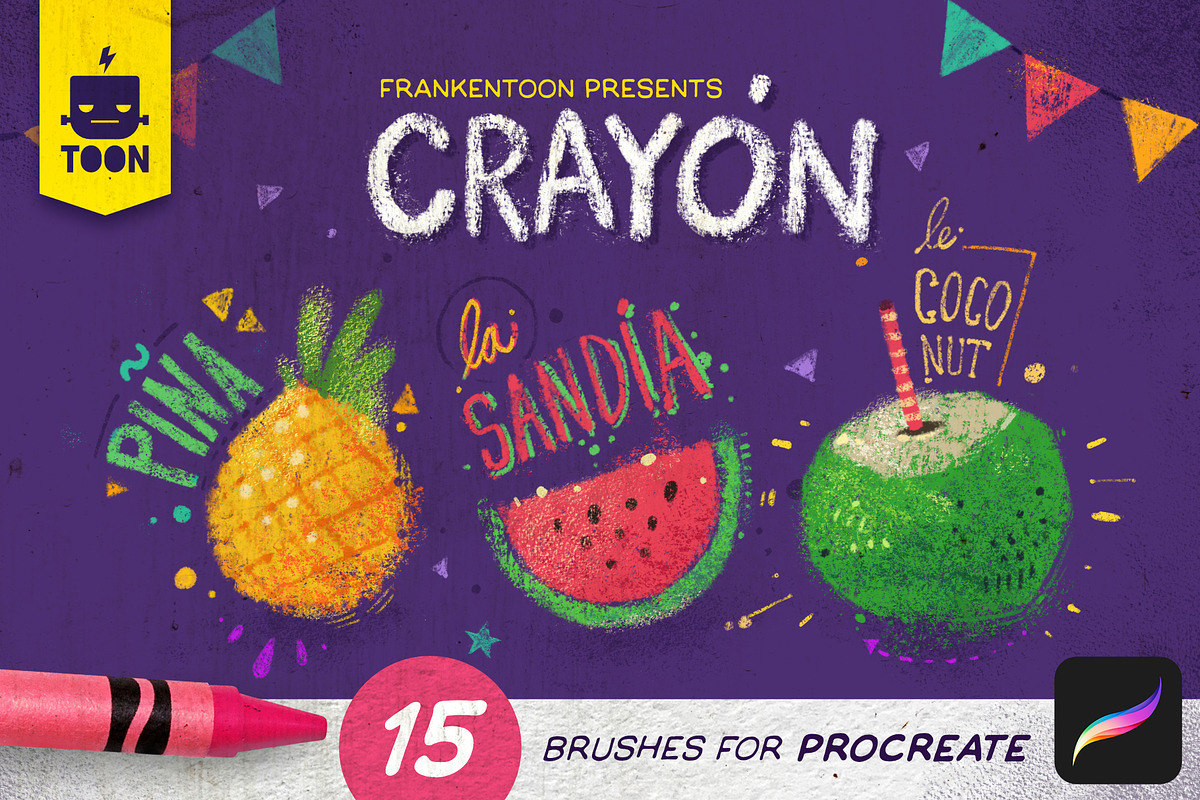 Crayon - Procreate Brush Pack in Photoshop Brushes - product preview 8