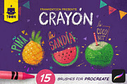 Crayon - Procreate Brush Pack