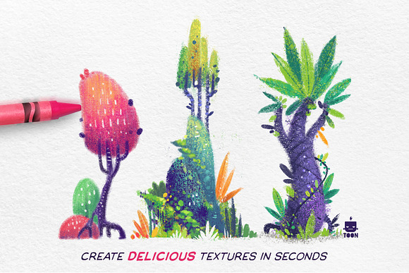 Crayon - Procreate Brush Pack in Photoshop Brushes - product preview 2