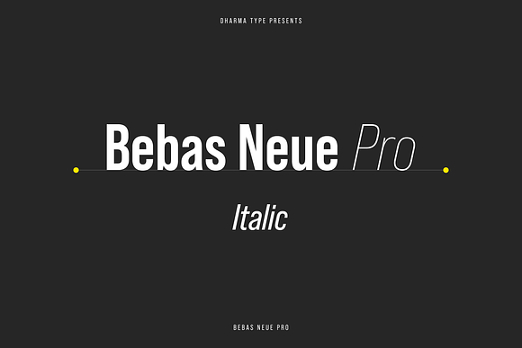 Bebas Neue Pro - Italic in Italic Fonts - product preview 9