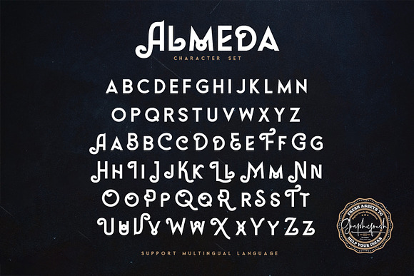Almeda // A Modern Vintage Font in Display Fonts - product preview 4