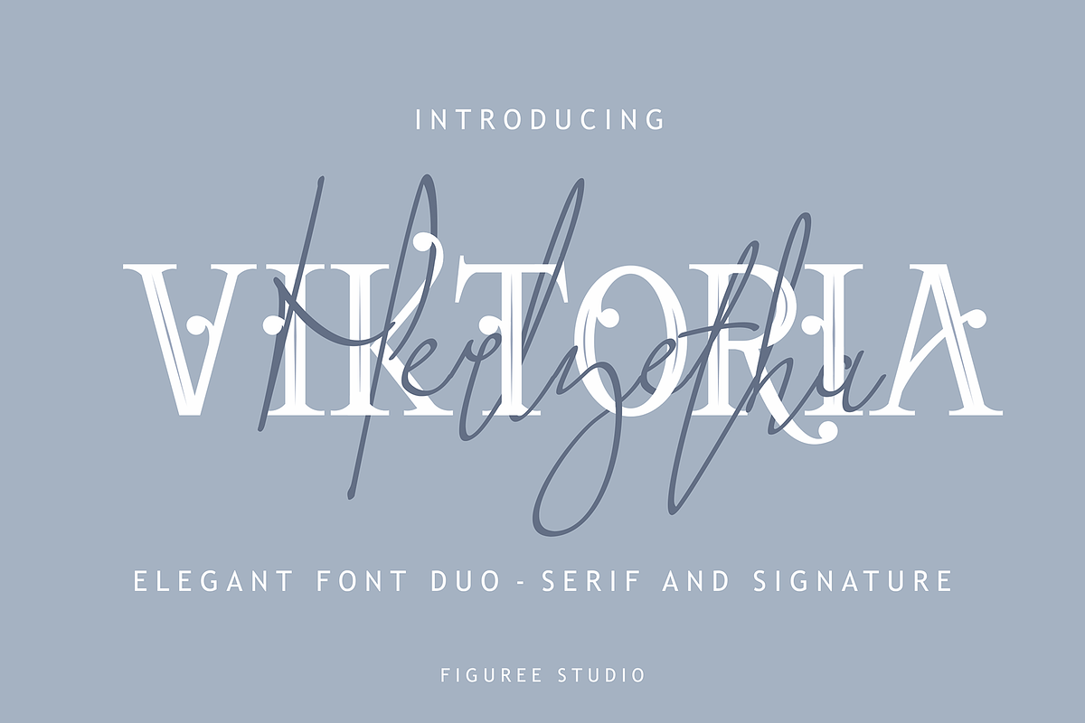 Viktoria Duo in Serif Fonts - product preview 8