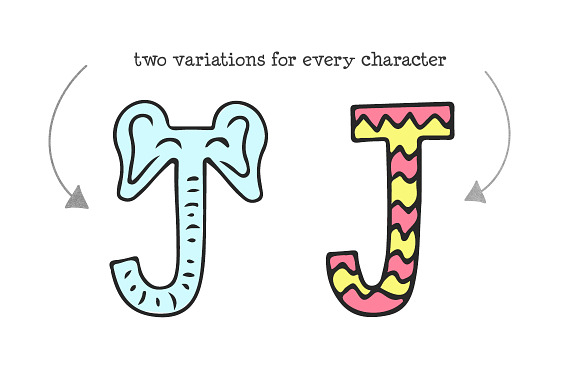 Jungle Character Font in Display Fonts - product preview 1