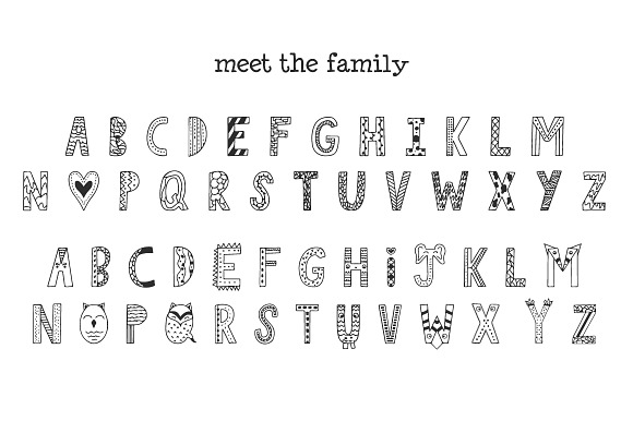 Jungle Character Font in Display Fonts - product preview 2