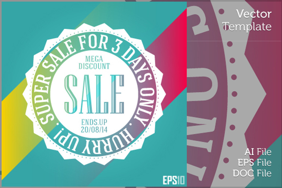 Business Discount Vector Stamp in Illustrations - product preview 8