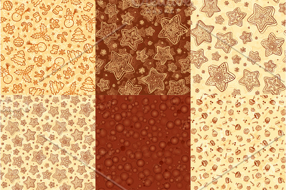 12 hand-drawn sweet seamless pattern in Patterns - product preview 1