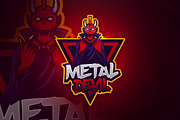 Metal Devil - Mascot & Esport Logo