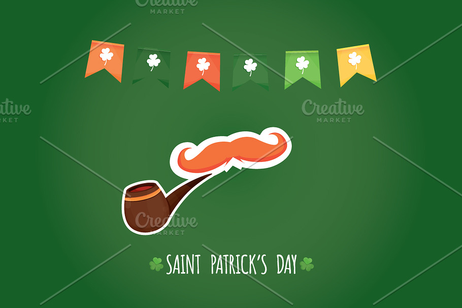 Saint Patrick's Day symbol in Objects - product preview 8