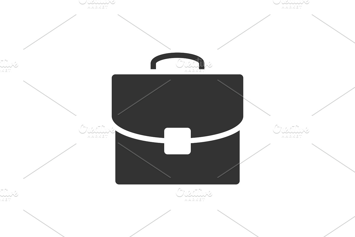 Briefcase black icon in Icons - product preview 8