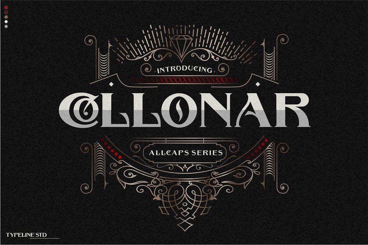 COLLONAR / TYPEFACE + BONUS in Display Fonts - product preview 8