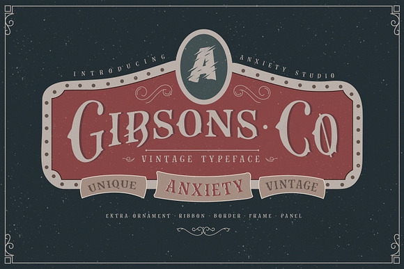 Gibsons Co (Extra Ornament) in Display Fonts - product preview 1