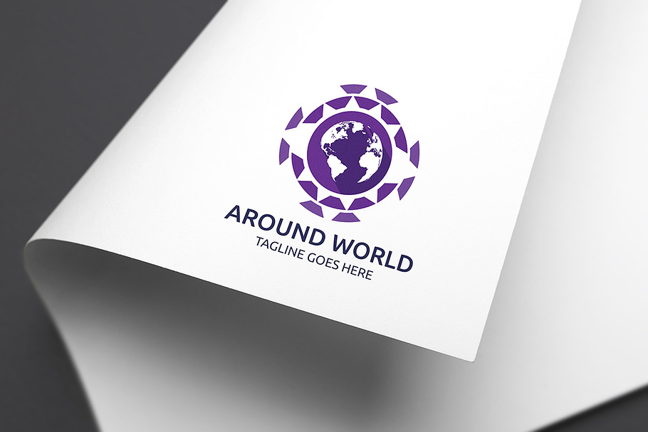 Around World Logo in Logo Templates - product preview 8