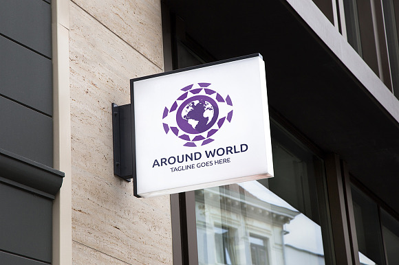 Around World Logo in Logo Templates - product preview 2