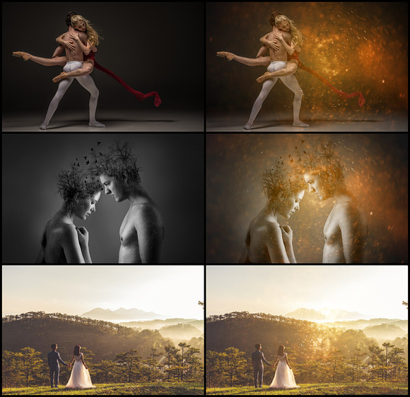 40 Golden Particle Photo Overlays in Photoshop Layer Styles - product preview 2