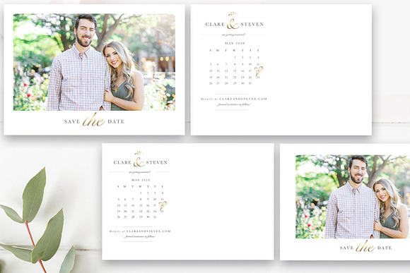 Save the Date Card Template Bundle in Wedding Templates - product preview 5