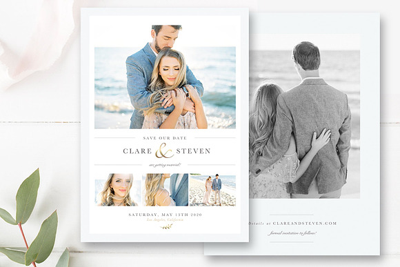 Save the Date Card Template Bundle in Wedding Templates - product preview 6