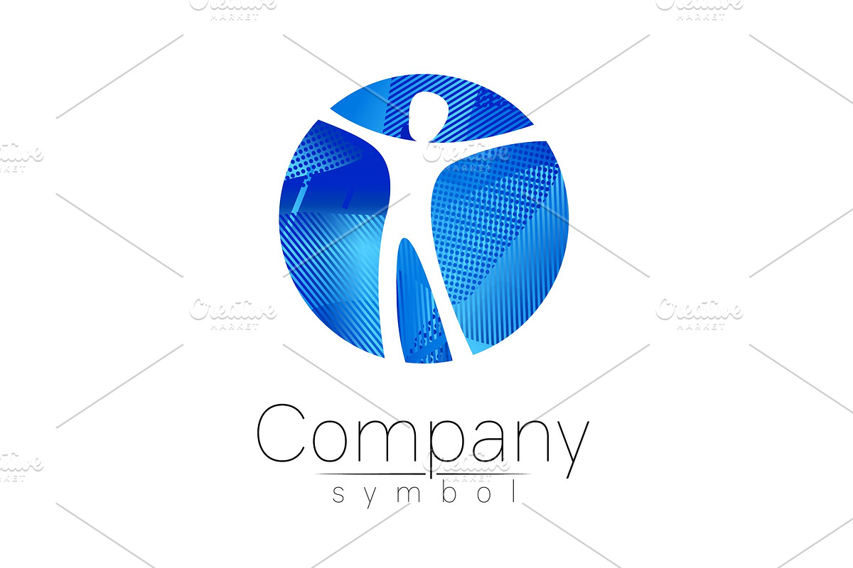 Modern head logo of Company Brand in Objects - product preview 8